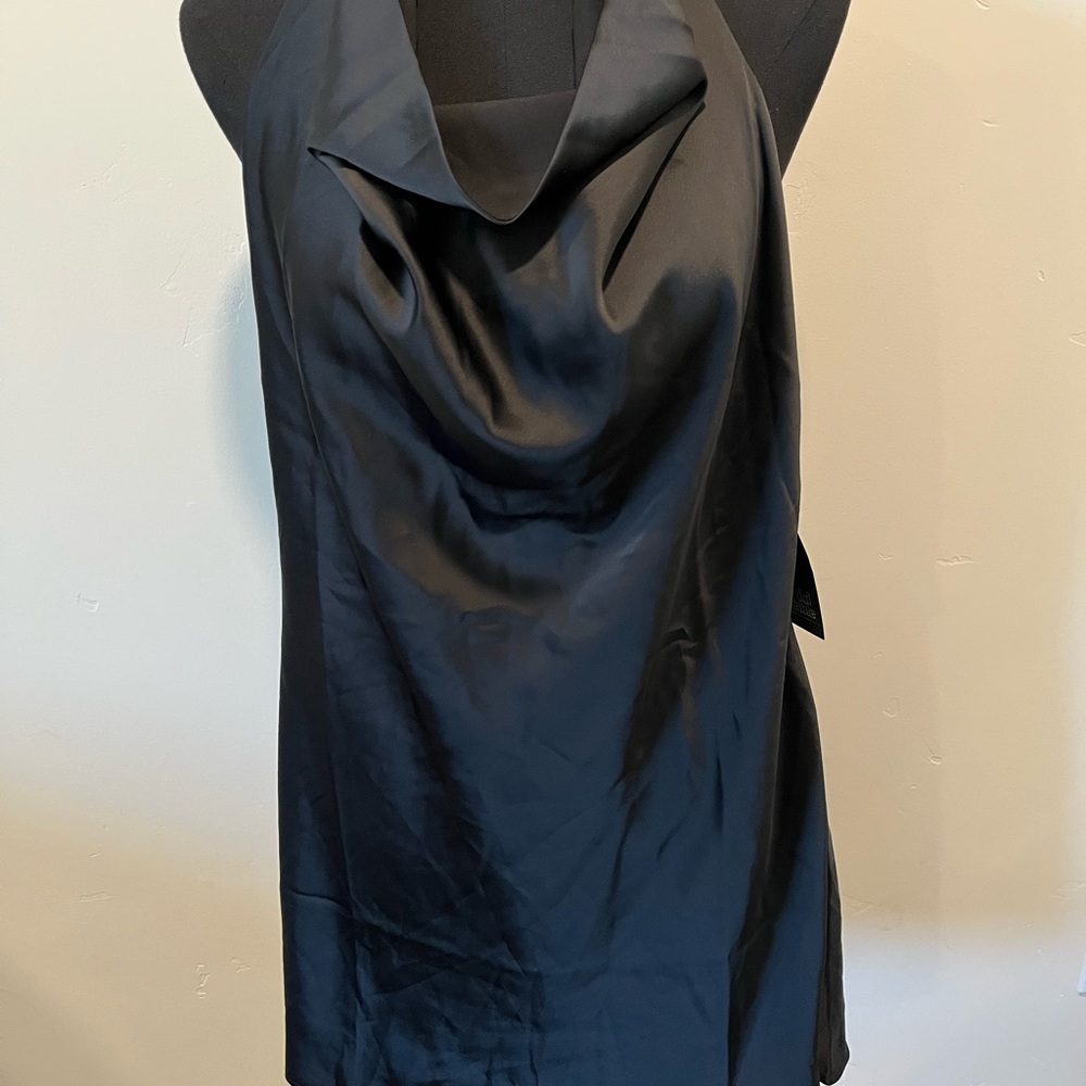 Brand new Wild Fable Black Satin Dress